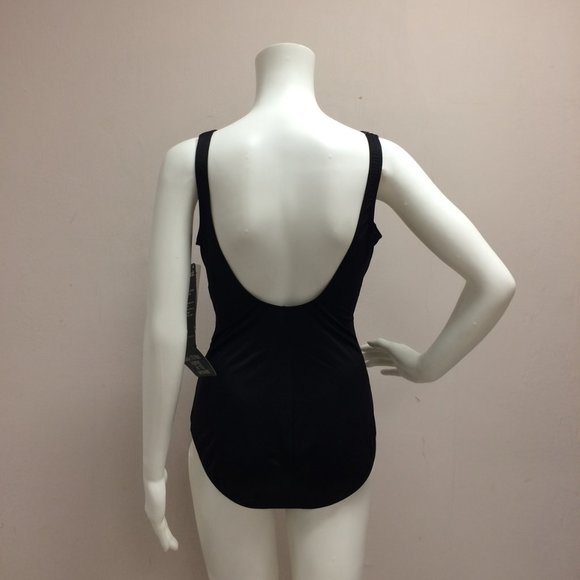 Miraclesuit Oceanus Black One Piece Bathing Suit - Picture 8 of 8